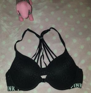 Pink vs strappy bra
